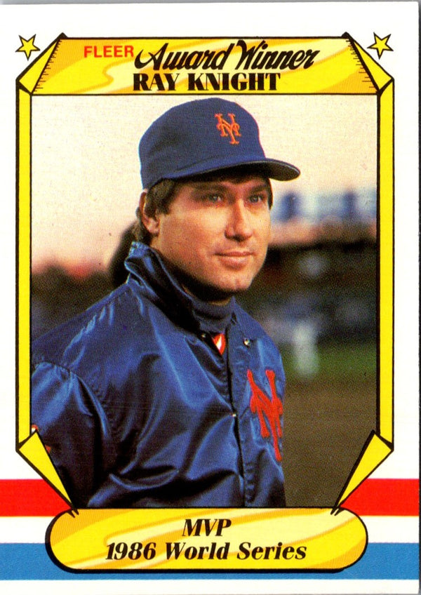 1987 Fleer Award Winners Ray Knight #21