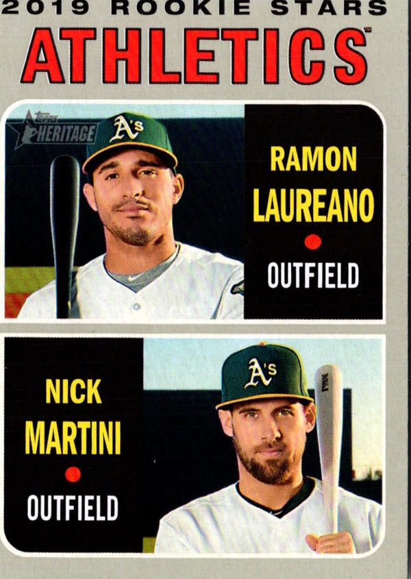 2019 Topps Heritage Nick Martini/Ramon Laureano #21 Rookie