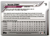 2020 Topps Chrome Trevor Story #59
