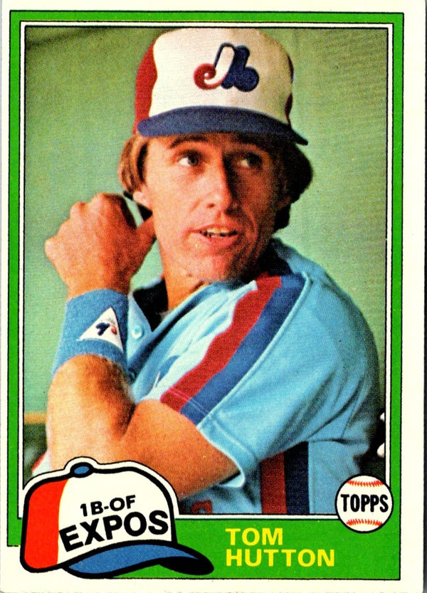 1981 O-Pee-Chee Tom Hutton #374