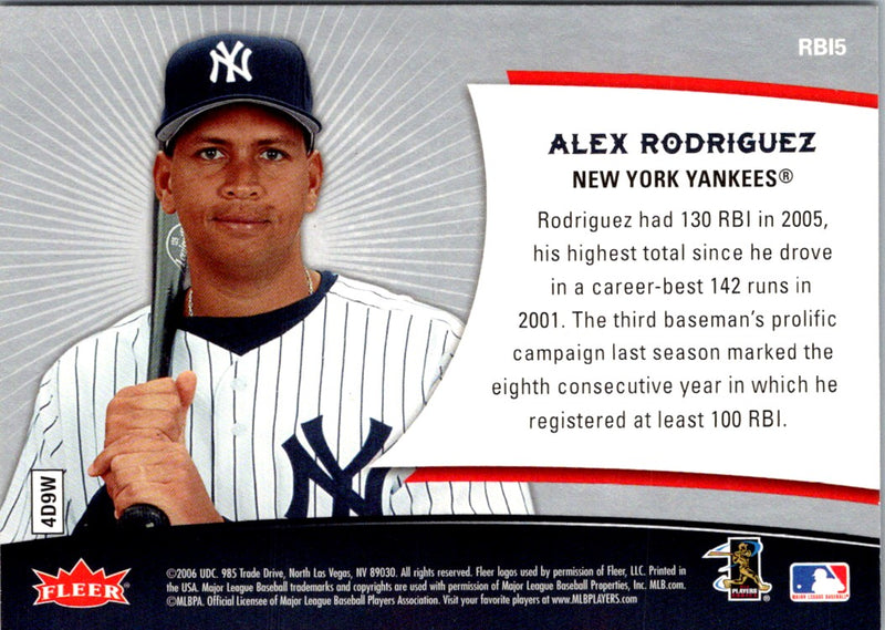 2006 Fleer Alex Rodriguez