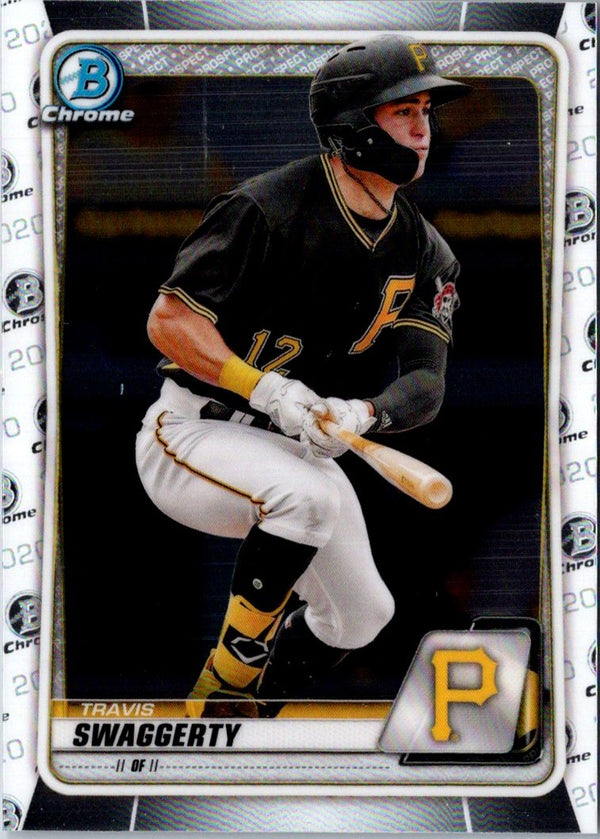 2020 Bowman Draft Chrome Travis Swaggerty #BD-47