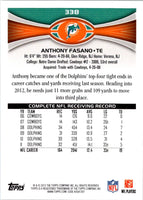 2012 Topps Anthony Fasano #338