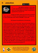 1996 Collector's Choice You Crash the Game Scoring Silver 2 Jerome Williams