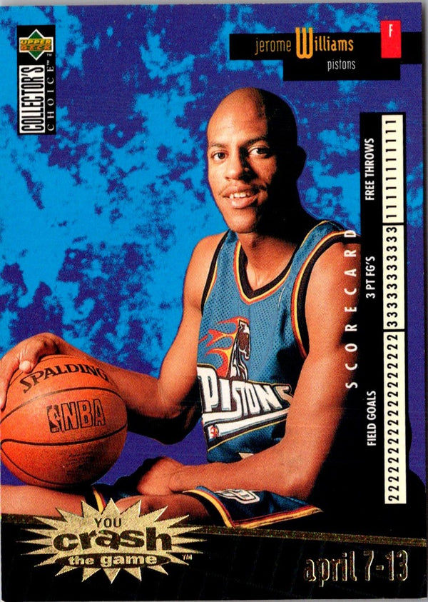 1996 Collector's Choice You Crash the Game Scoring Silver 2 Jerome Williams #C8B