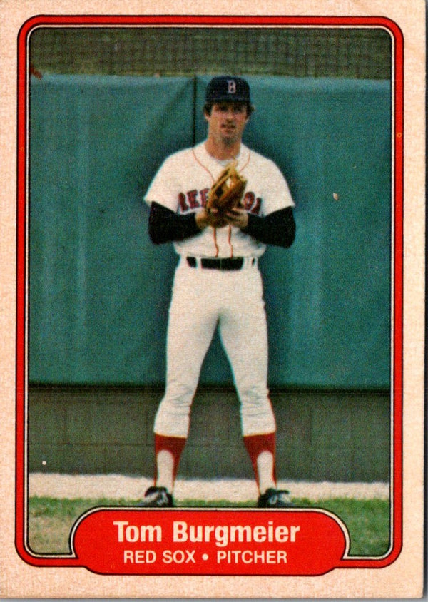 1982 Fleer Tom Burgmeier #288