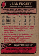 1977 Topps Jean Fugett