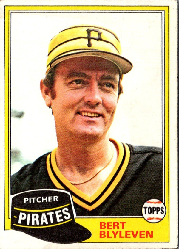 1981 Topps Bert Blyleven #554