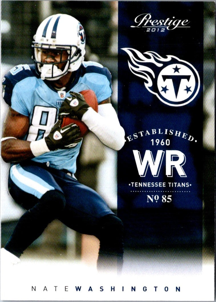 2012 Panini Prestige Nate Washington