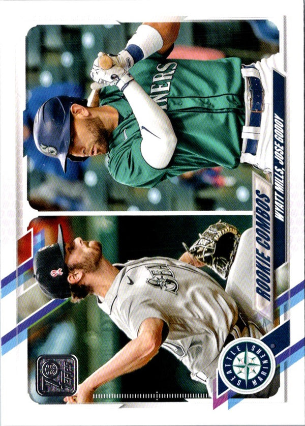 2021 Topps Update Jose Godoy / Wyatt Mills #US80 Rookie