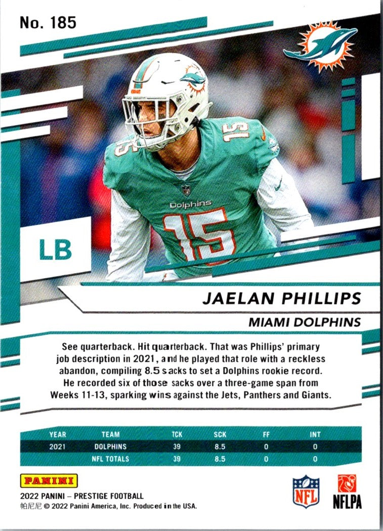 2022 Panini Prestige Jaelan Phillips