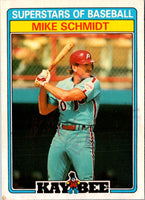 1987 Topps Kay-Bee Superstars of Baseball Mike Schmidt #29