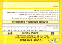 1987 Classic Update Yellow Cory Snyder #110