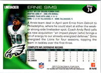 2010 Topps Ernie Sims #74