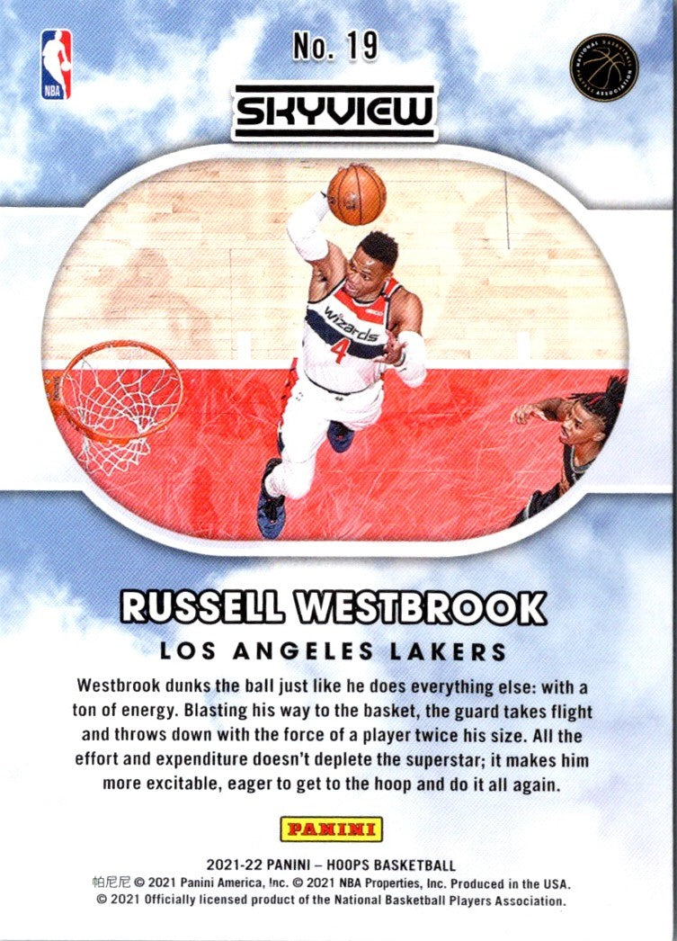 2021 Hoops Skyview Russell Westbrook