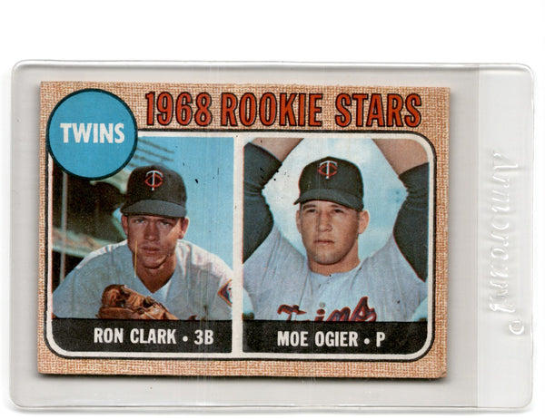 1968 Topps Ron Clark/Moe Ogier #589 Rookie EX