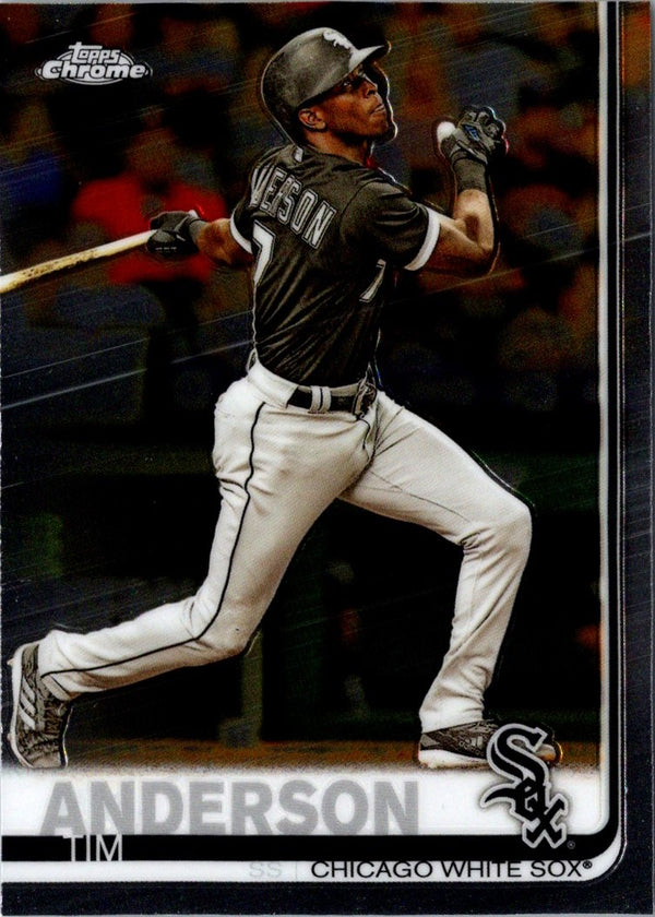 2019 Topps Chrome Tim Anderson #186