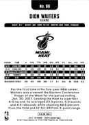 2017 Hoops Red Back Dion Waiters