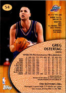 1999 Stadium Club Greg Ostertag