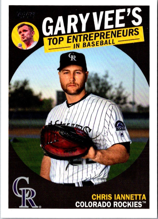 2019 Topps Gary Vee's Top Entrepreneurs in Baseball Chris Iannetta #GV-7