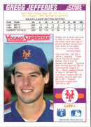 1989 Score Young Superstars I Gregg Jefferies