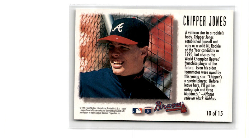 1996 Fleer Chipper Jones