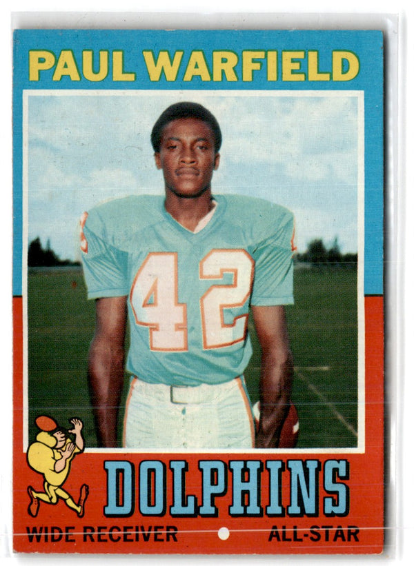 1971 Topps Paul Warfield #261