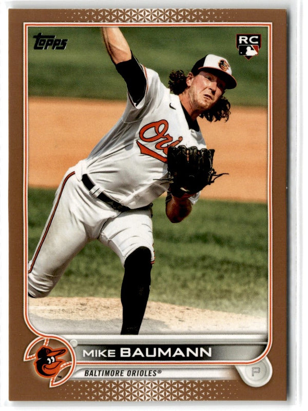 2022 Topps Gold Mike Baumann #502 0857/2022