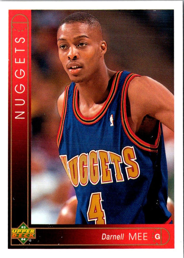 1993 Upper Deck Darnell Mee #350 Rookie