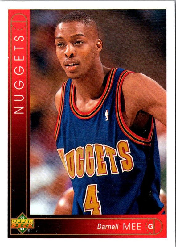 1993 Upper Deck Darnell Mee #350 Rookie