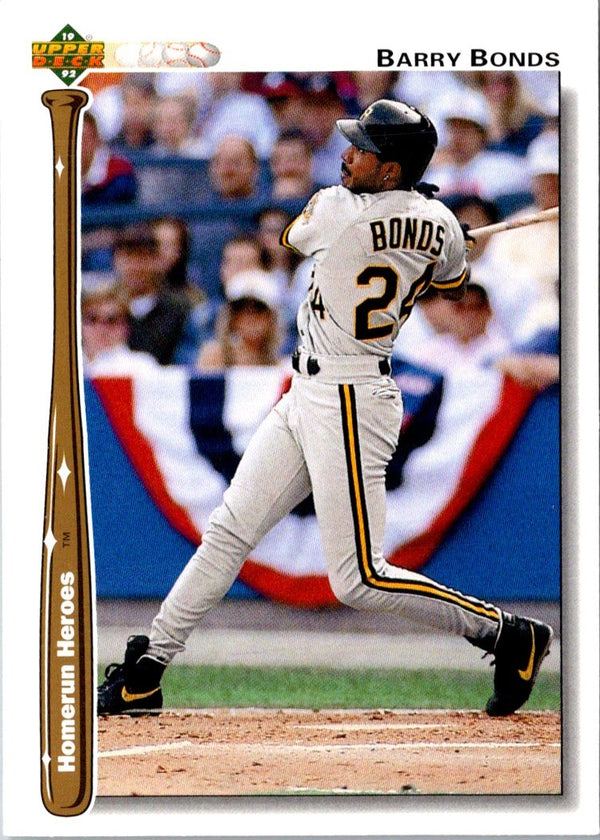 1992 Upper Deck Home Run Heroes Barry Bonds #HR21