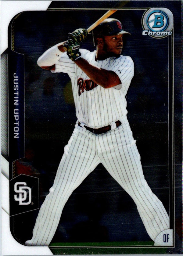 2015 Bowman Chrome Justin Upton #19