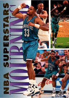 1993 Fleer NBA Superstars Alonzo Mourning #13