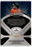 2021 Panini Chronicles Obsidian Jose Ramirez