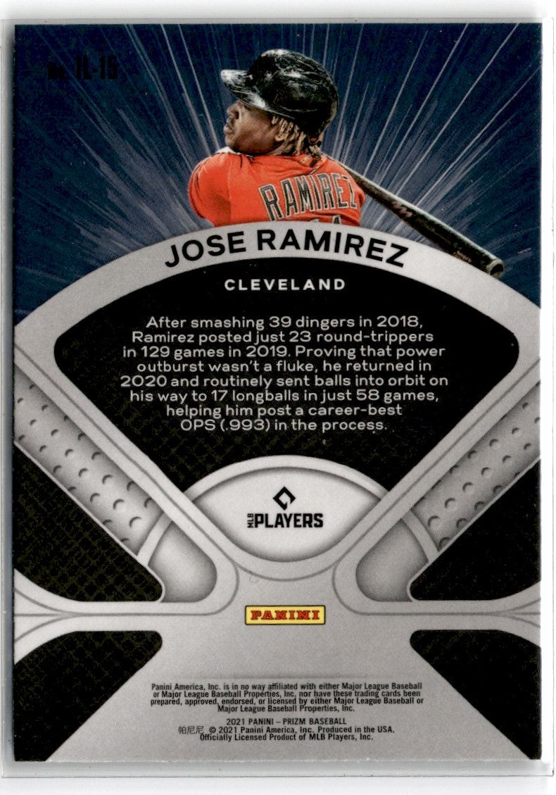 2021 Panini Chronicles Obsidian Jose Ramirez