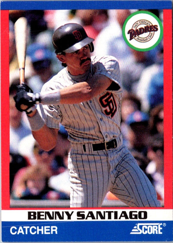 1991 Score 100 Superstars Benny Santiago #61