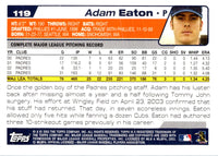 2004 Topps Adam Eaton #119