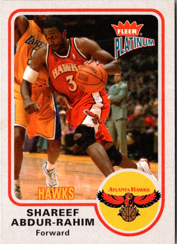 2002 Fleer Platinum Shareef Abdur-Rahim #89