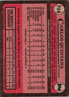 1989 Topps Carlos Quintana #704 Rookie