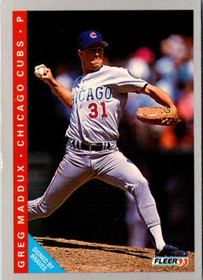 1993 Fleer Greg Maddux #380