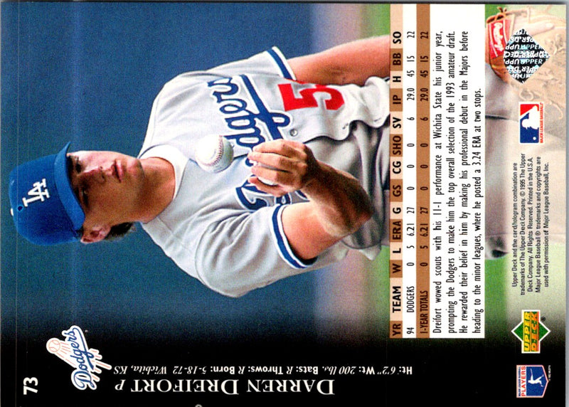 1995 Upper Deck Darren Dreifort