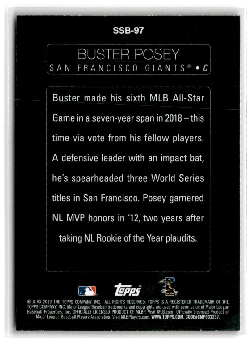 2019 Topps Stars of the Game Buster Posey