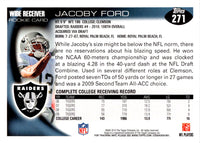 2010 Topps Jacoby Ford #271 Rookie