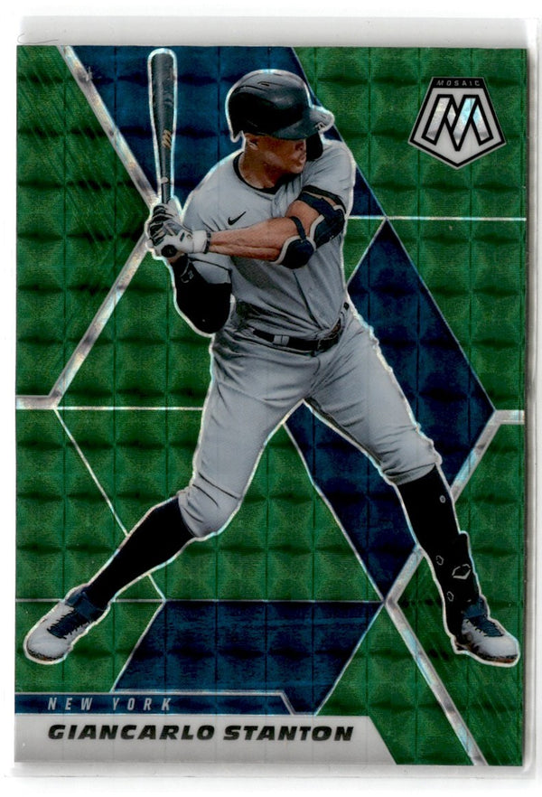 2021 Panini Mosaic Green Giancarlo Stanton #118