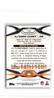 2014 Topps Platinum Ka'Deem Carey #142 Rookie
