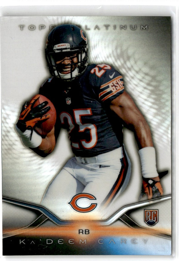 2014 Topps Platinum Ka'Deem Carey #142 Rookie