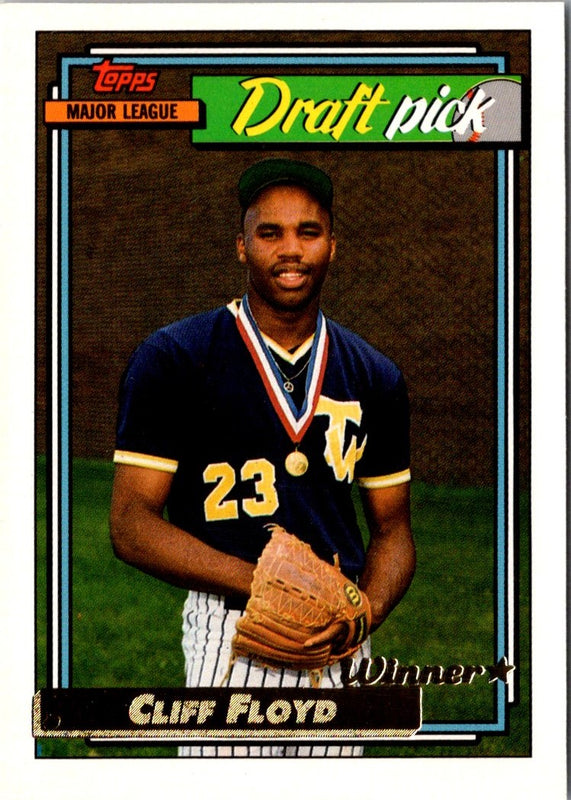 1992 Topps Gold Cliff Floyd #186