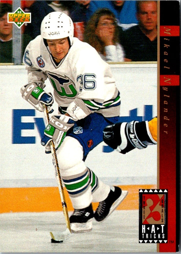 1993 Upper Deck Hat Tricks Michael Nylander #HT13