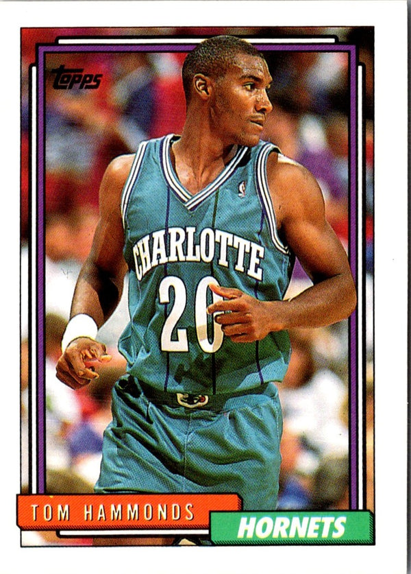 1992 Topps Tom Hammonds #318