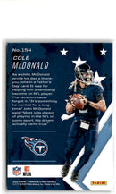 2020 Panini Rookies & Stars Cole McDonald